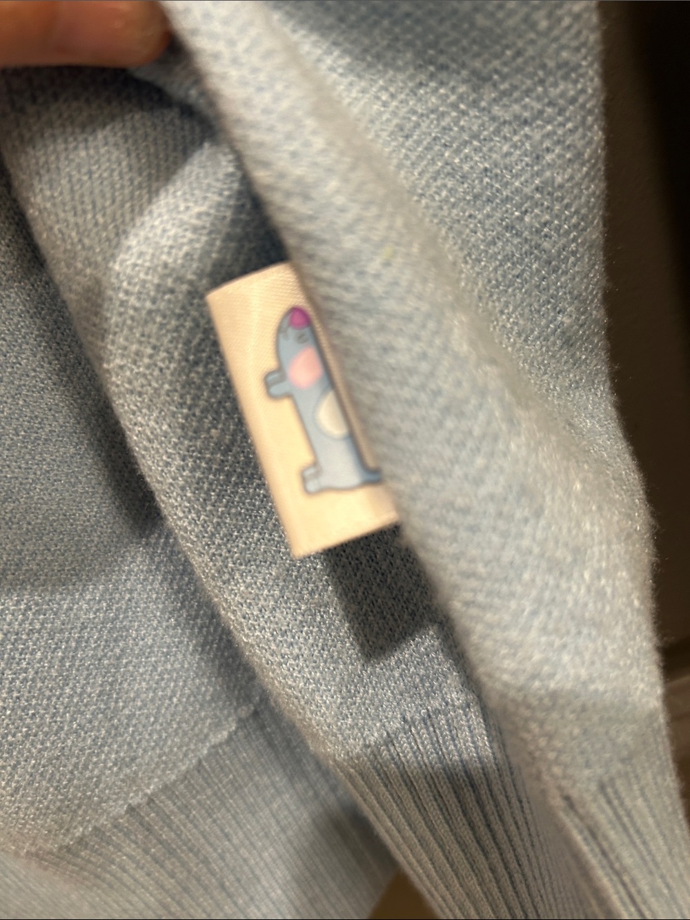 Bluey Zip-Up Hoodie with Character Patches NWOT - Picture 7 of 9